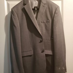 Express Light Grey Suit Jacket